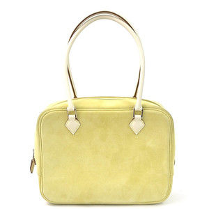 Hermes Plume Handbag Dobris Swift Jaune Poussin Clete Yellow